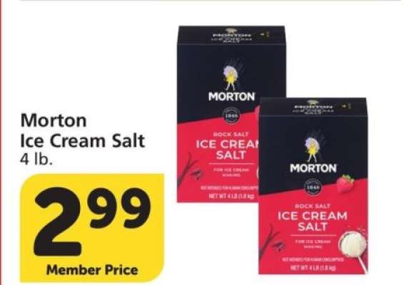 Morton Ice Cream Salt - 4 lb.