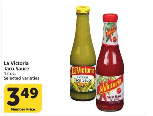 La Victoria Taco Sauce - 12 oz. 
Selected varieties