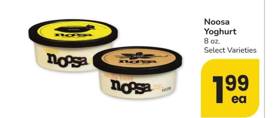 Noosa Yoghurt - 8 oz. Select Varieties