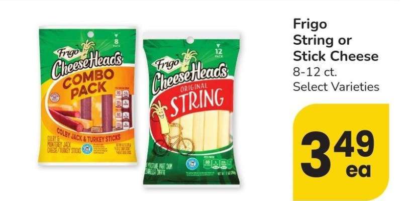 Frigo String or Stick Cheese - 8-12 ct. Select Varieties