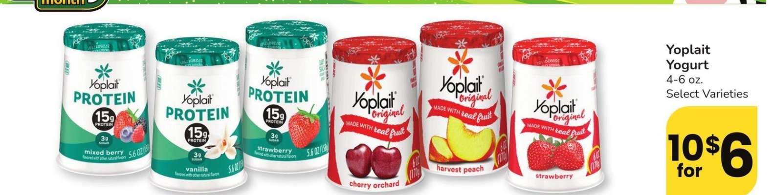 Yoplait Yogurt - 4-6 oz. Select Varieties