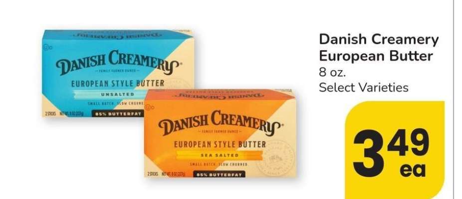 Danish Creamery European Butter - 8 oz. Select Varieties