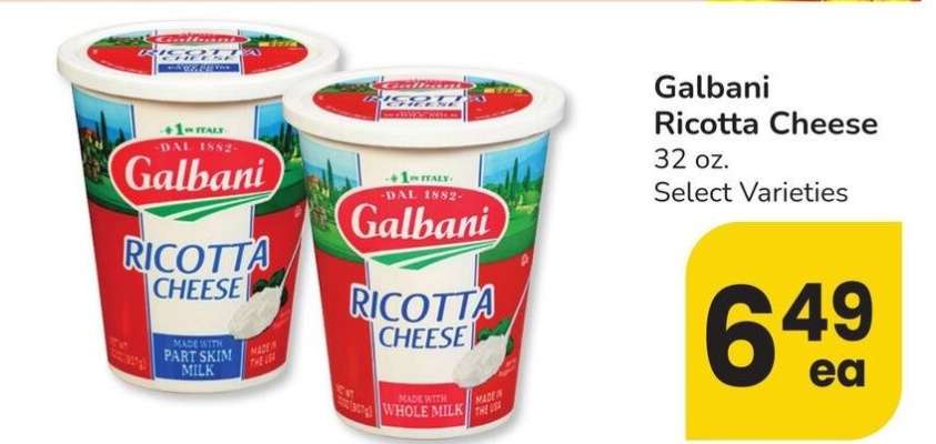 Galbani Ricotta Cheese - 32 oz. Select Varieties