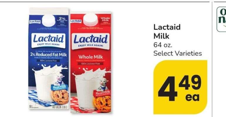 Lactaid Milk - 64 oz. Select Varieties