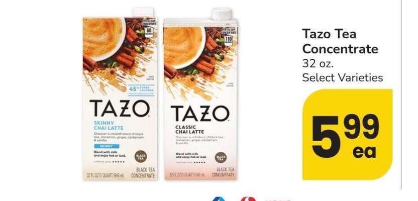 Tazo Tea Concentrate - 32 oz. Select Varieties