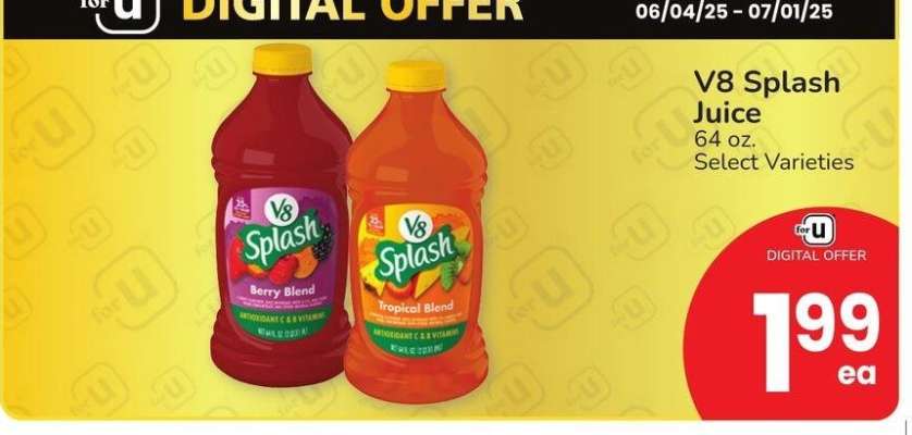 V8 Splash Juice - 64 oz. Select Varieties