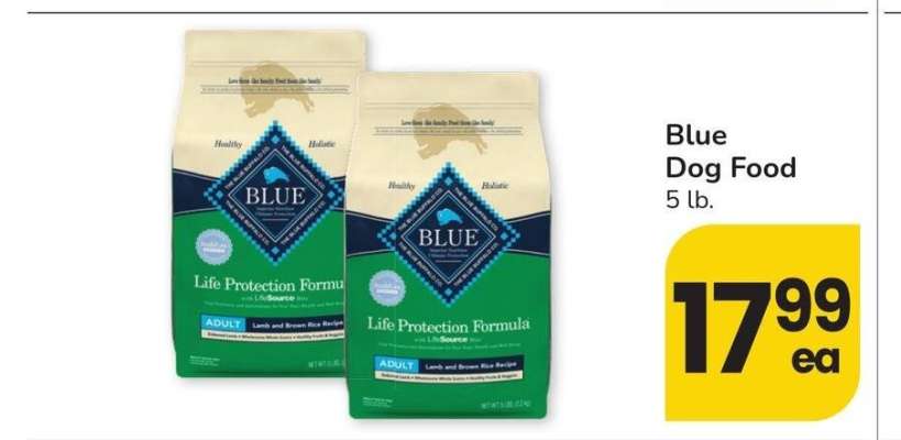 Blue Dog Food - 5 lb.