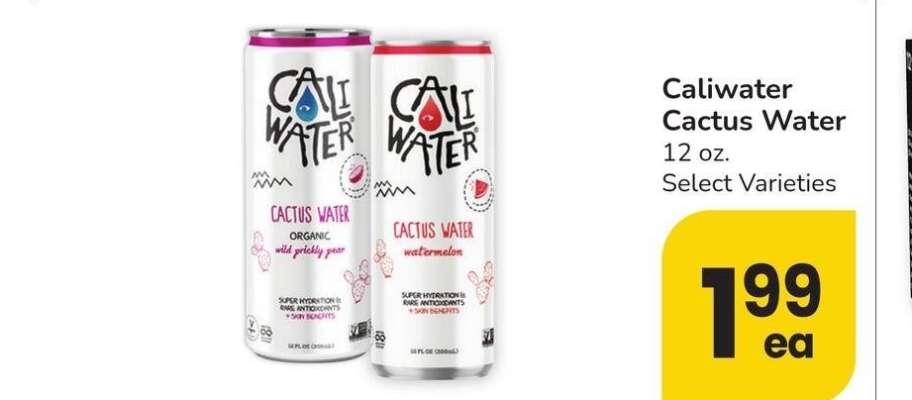 Caliwater Cactus Water - 12 oz. Select Varieties