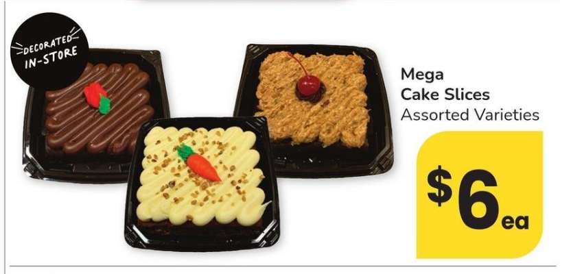Mega Cake Slices - Assorted Varieties