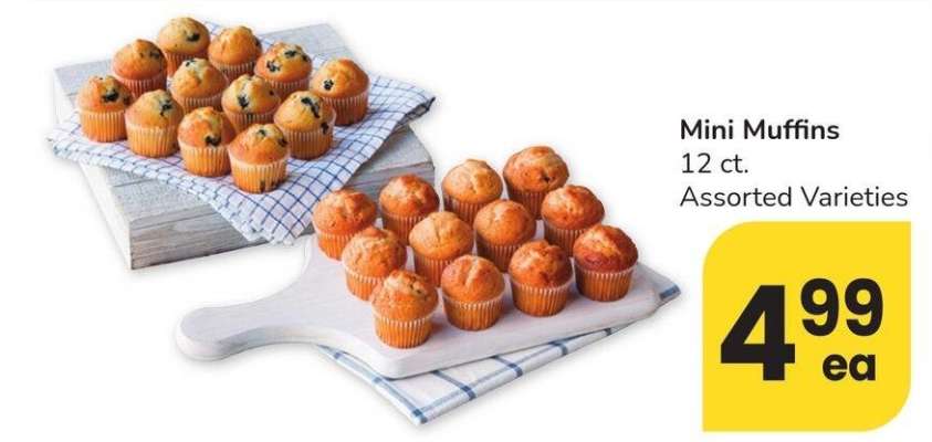 Mini Muffins - 12 ct. Assorted Varieties