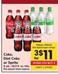 Coke, Diet Coke Or Sprite