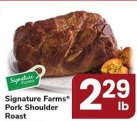 Signature Farms Pork Shoulder Roast