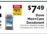Dove Men+Care Deodorant