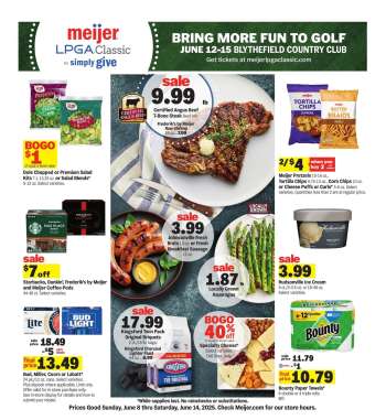 Meijer Flyer - 06/08/2025 - 06/14/2025.