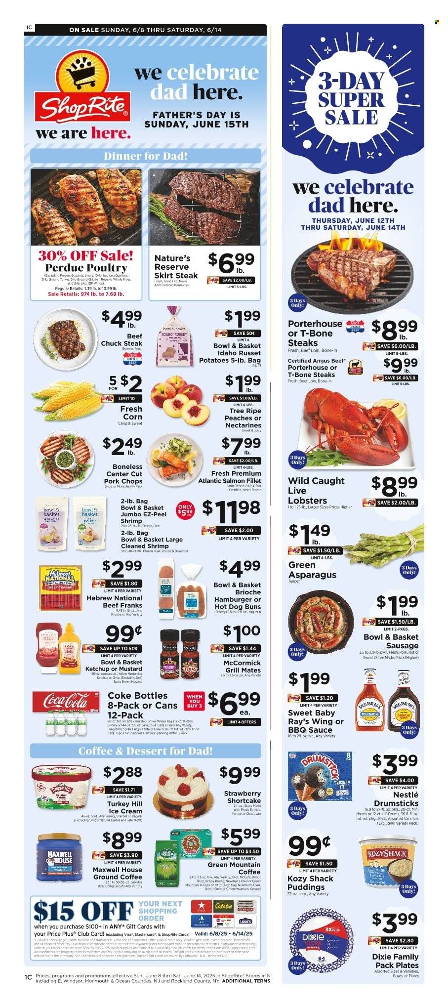 ShopRite ad - 06/08/2025 - 06/14/2025. Page 1