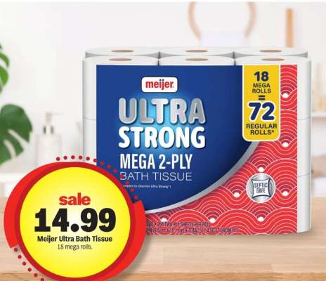 Meijer Ultra Bath Tissue