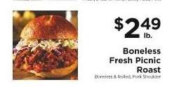 Boneless Fresh Picnic Roast