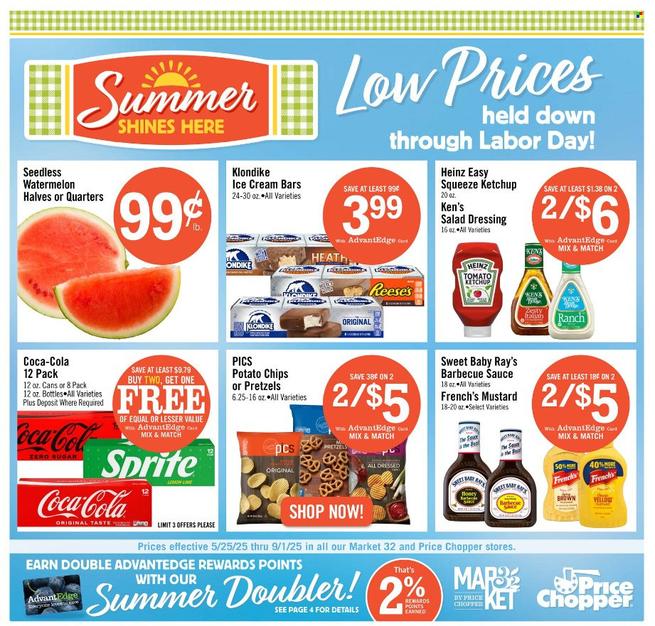 Price Chopper ad - 06/05/2025 - 09/01/2025. Page 1