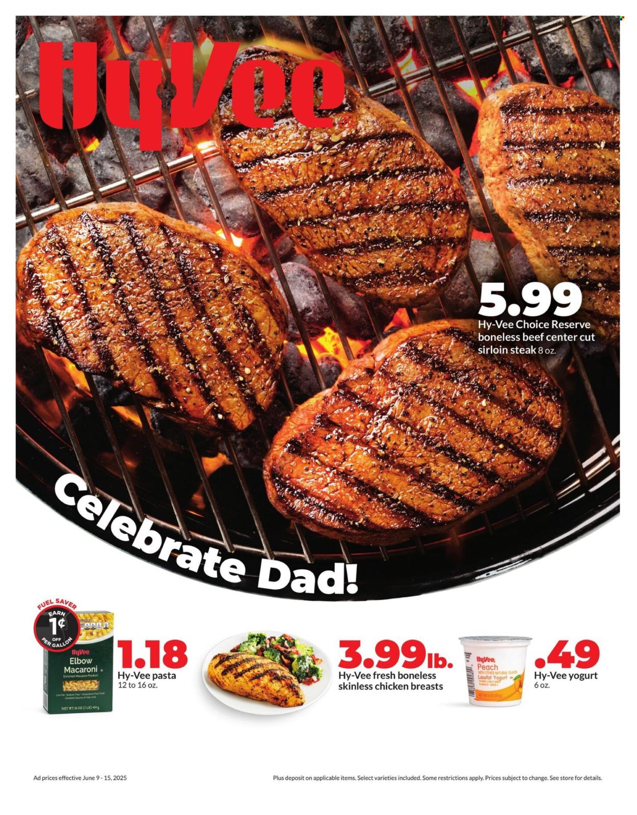 Hy-Vee ad - 06/09/2025 - 06/15/2025. Page 1