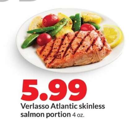 Verlasso Atlantic skinless salmon portion