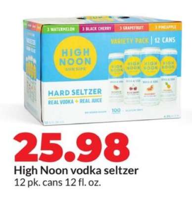 High Noon vodka seltzer
