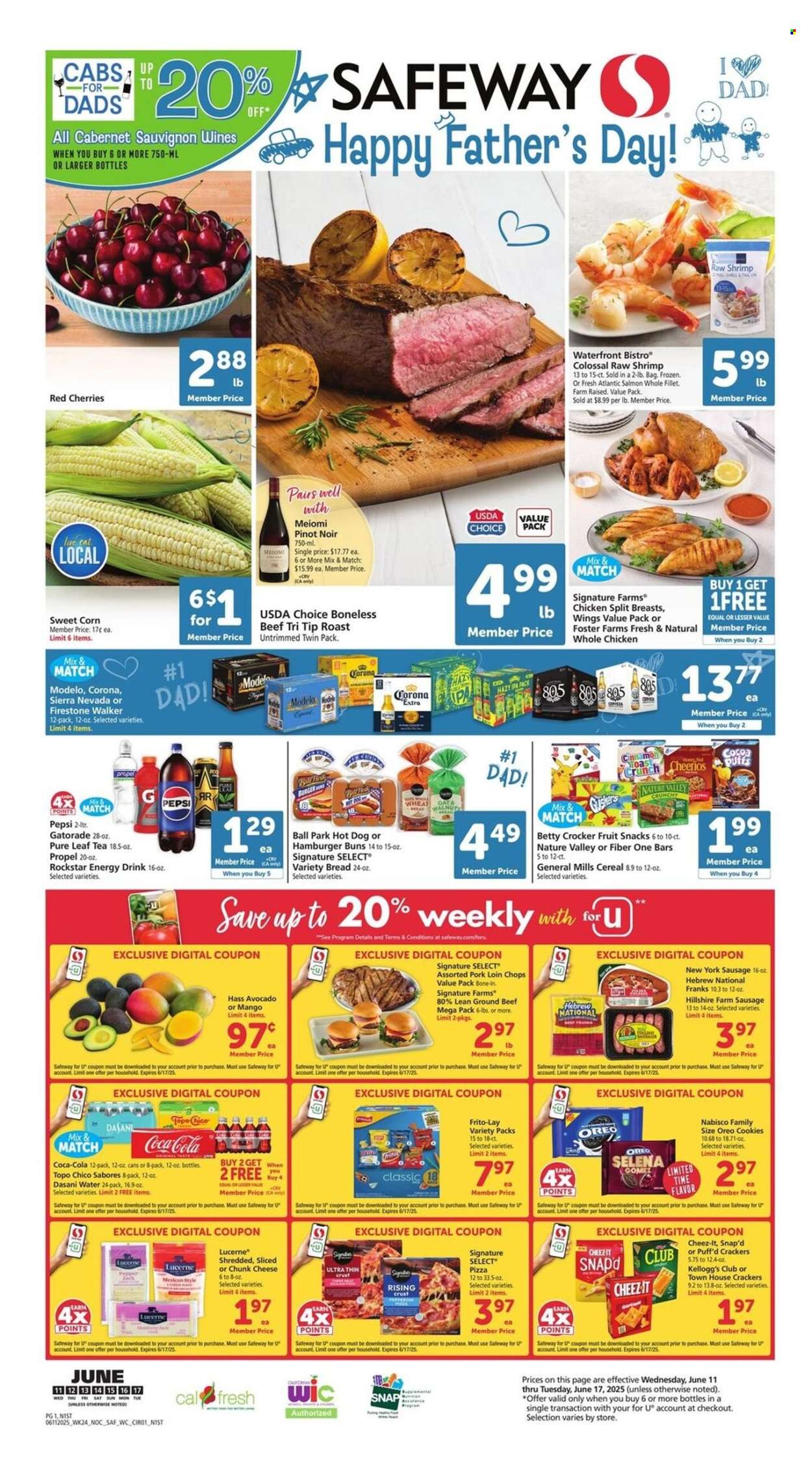Safeway ad - 06/11/2025 - 06/17/2025. Page 1