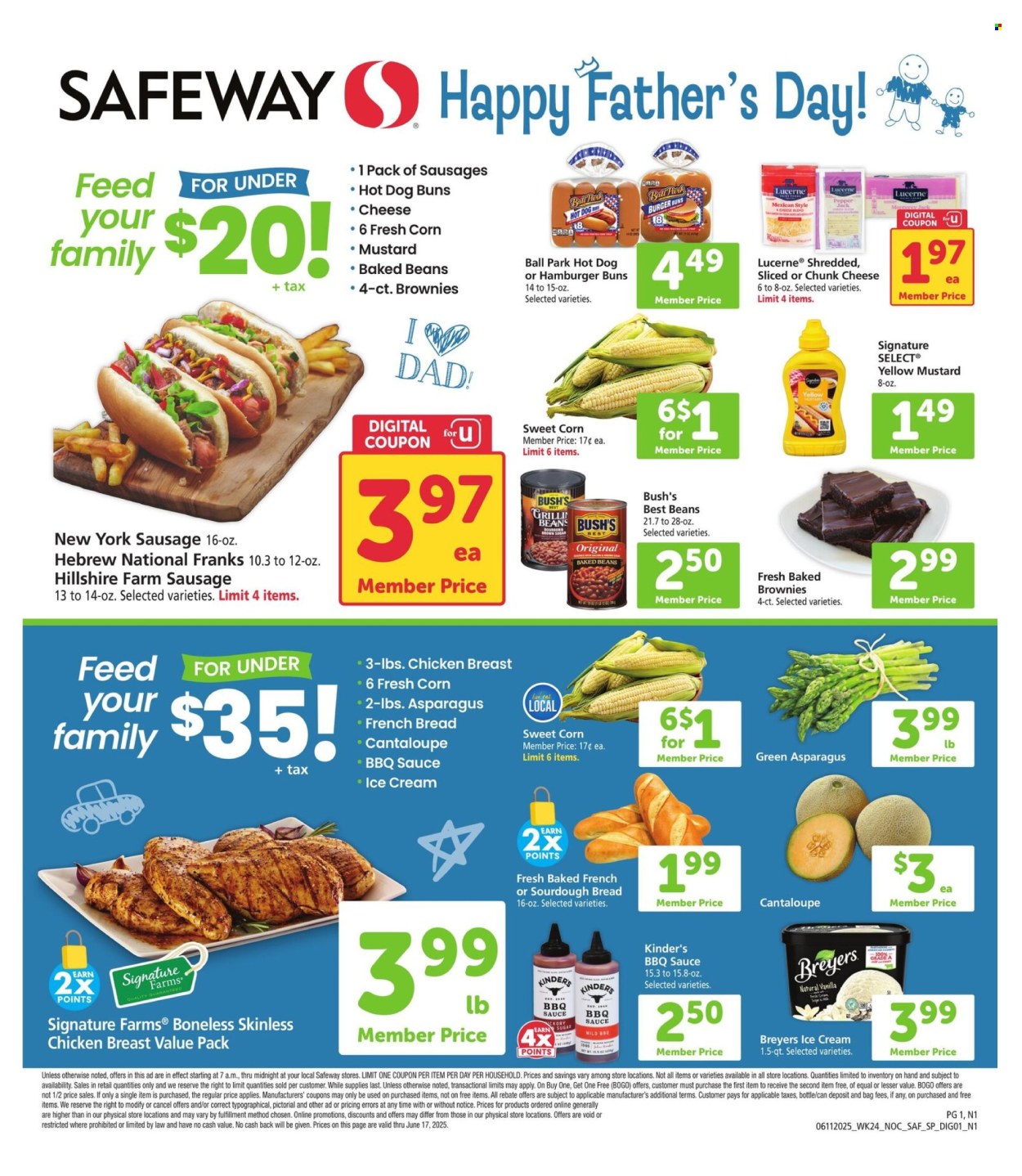 Safeway ad - 06/11/2025 - 06/17/2025. Page 1