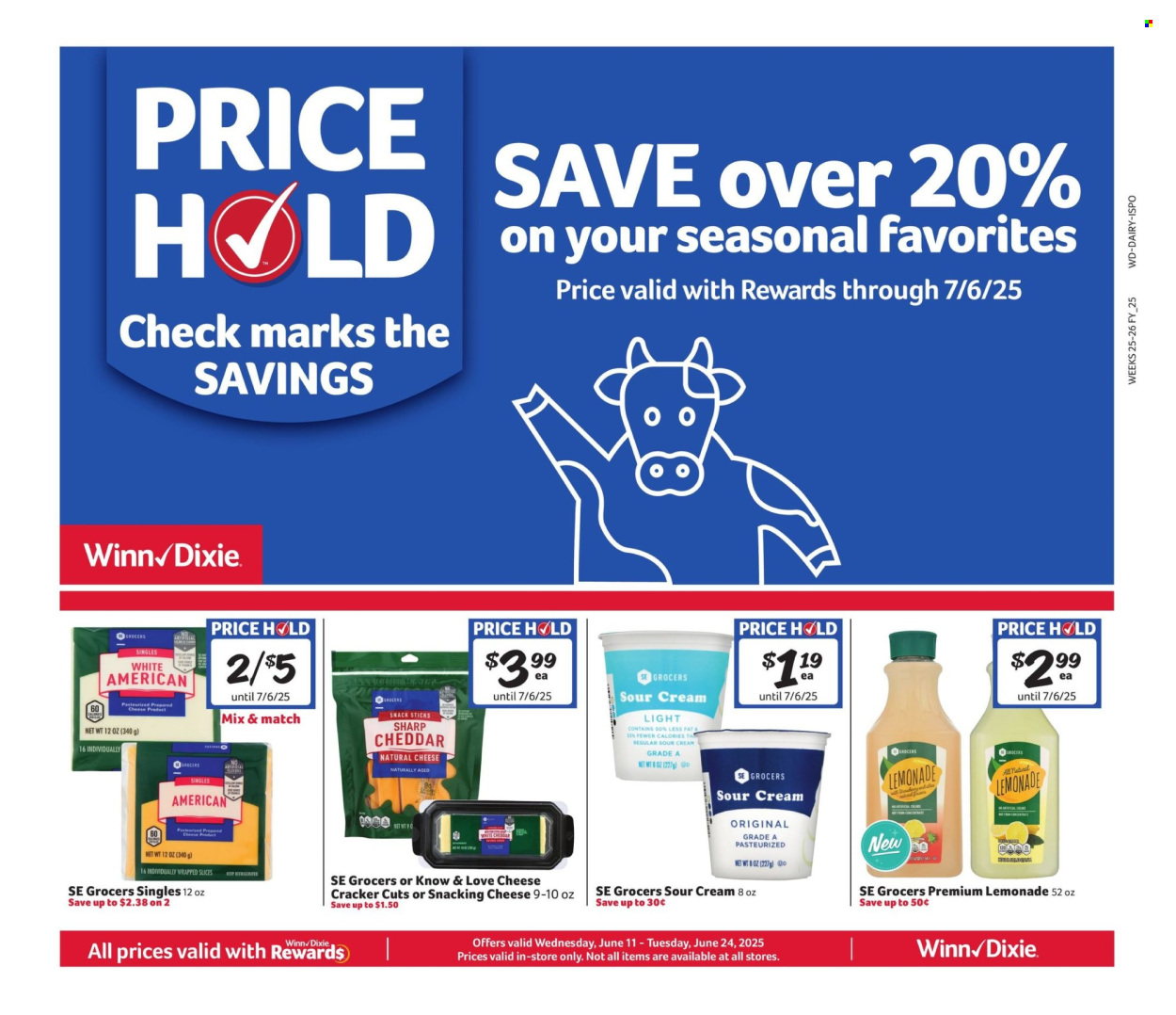 Winn Dixie ad - 06/11/2025 - 06/24/2025. Page 8