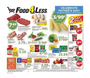 thumbnail - Food 4 Less Ad - Weekly Ad