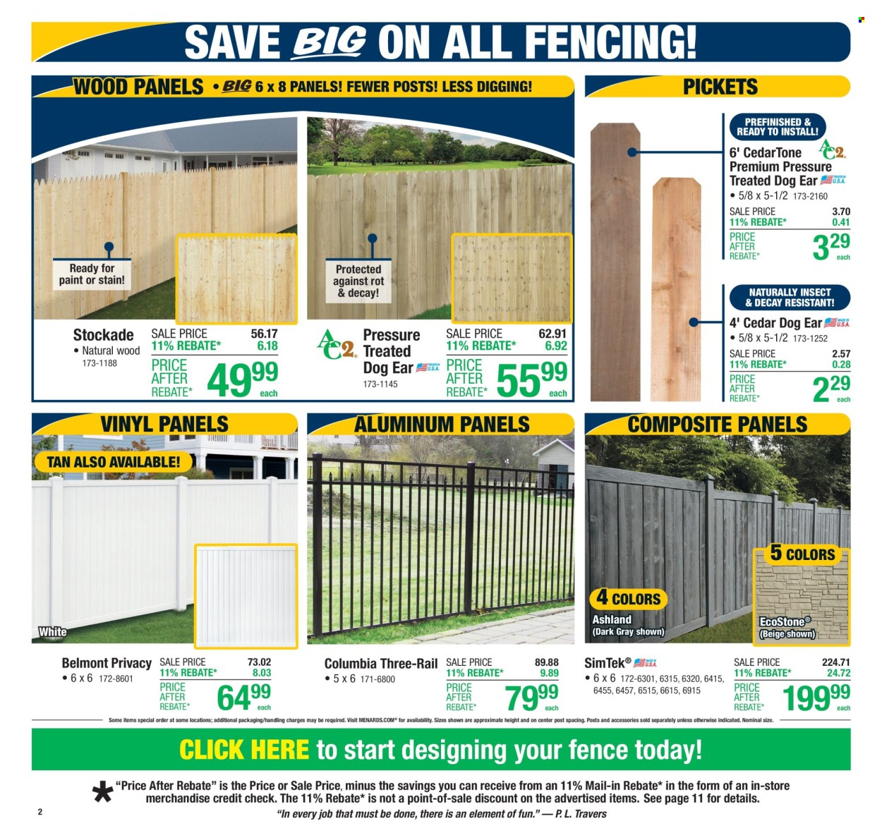 Menards ad - 06/12/2025 - 06/22/2025. Page 2