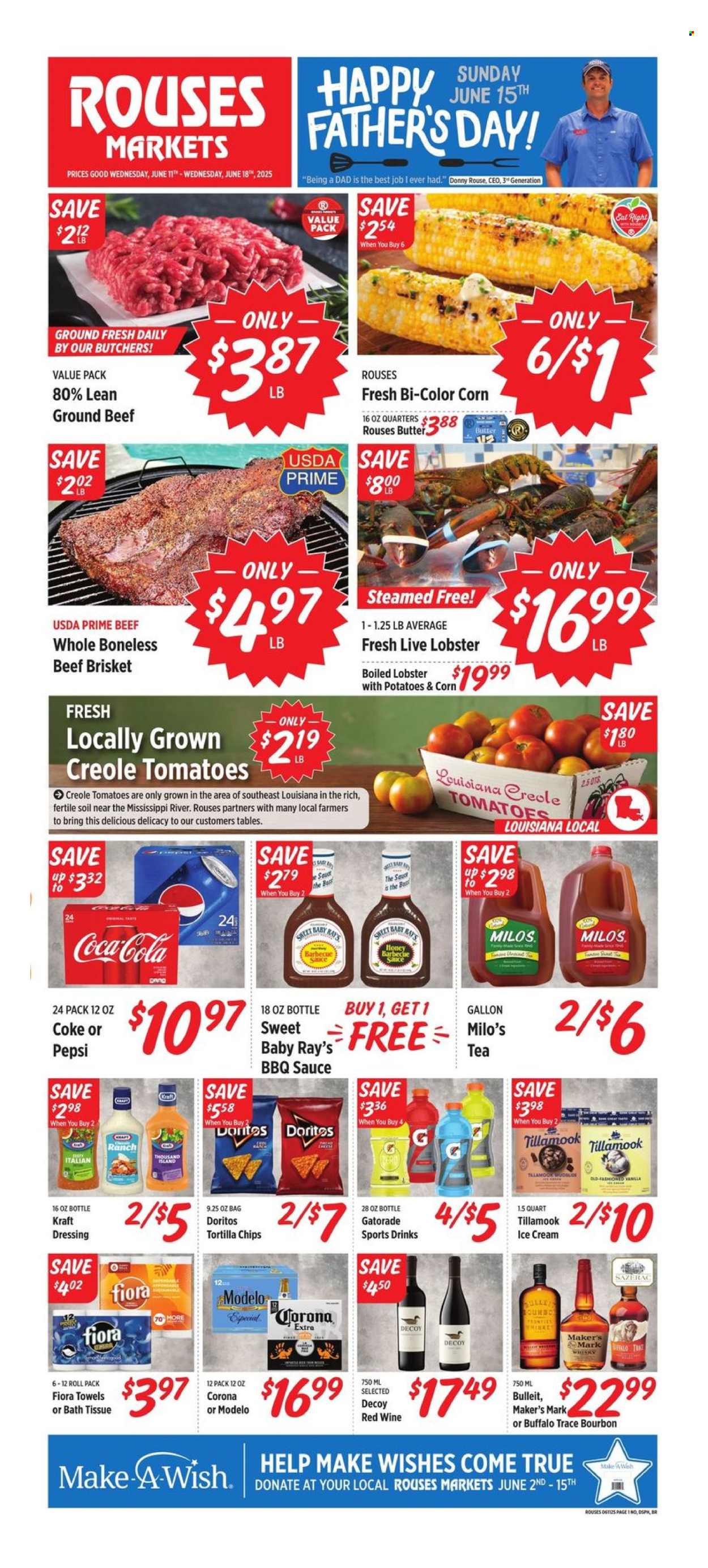 Rouses Markets ad - 06/11/2025 - 06/18/2025. Page 1