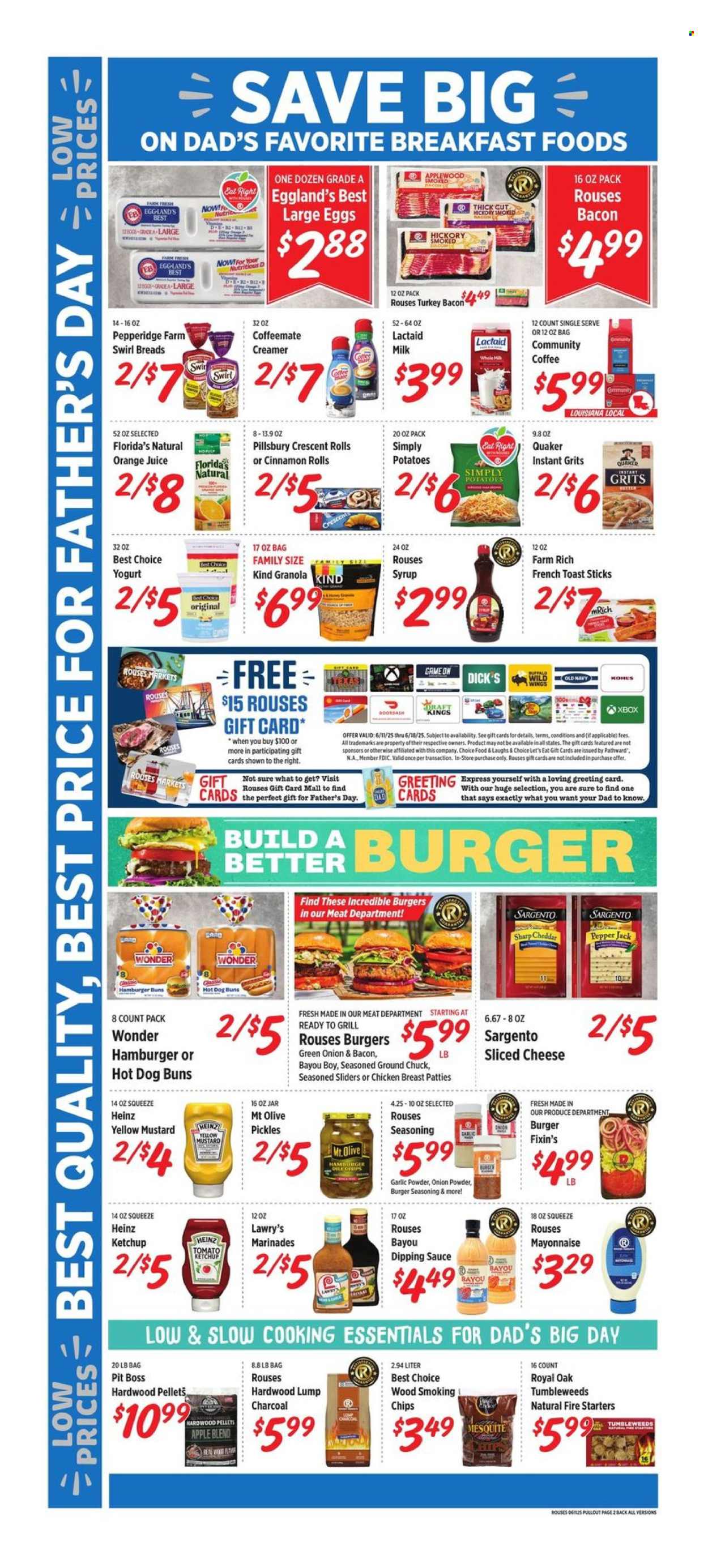 Rouses Markets ad - 06/11/2025 - 06/18/2025. Page 4