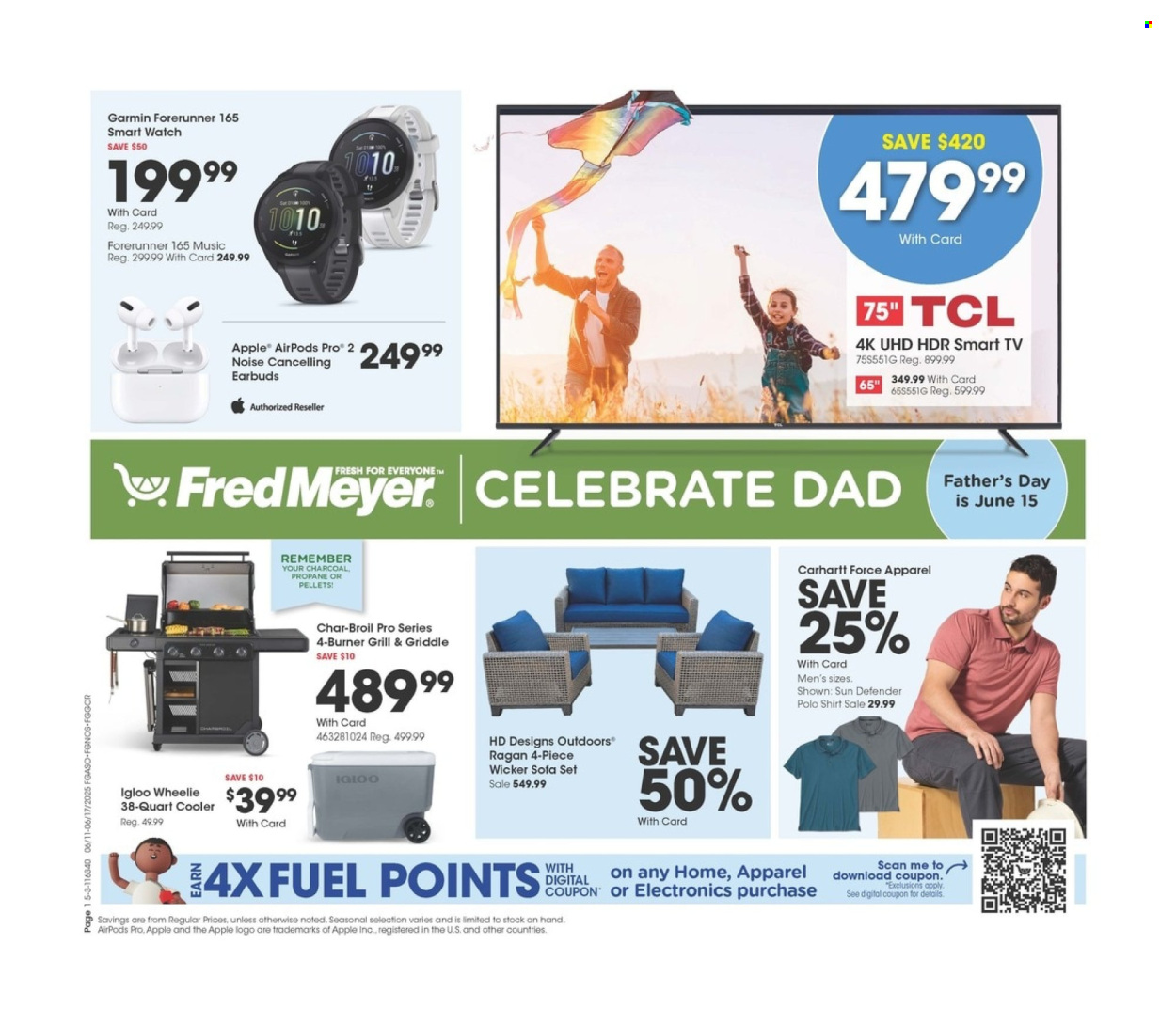 Fred Meyer ad - 06/11/2025 - 06/17/2025. Page 1