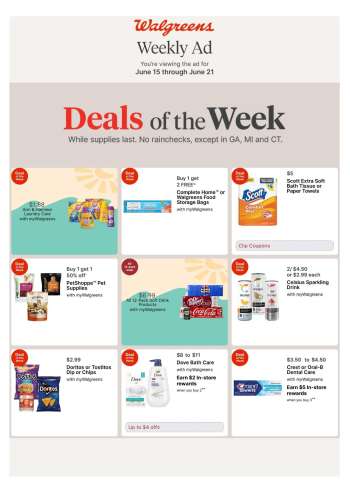 Walgreens Flyer - 06/15/2025 - 06/21/2025.