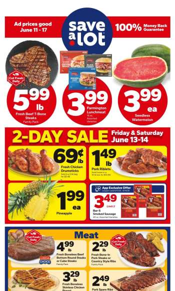 Save a Lot Flyer - 06/11/2025 - 06/17/2025.