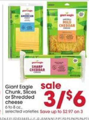 Giant Eagle Cheese