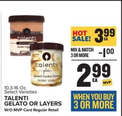 Talenti Gelato or Layers