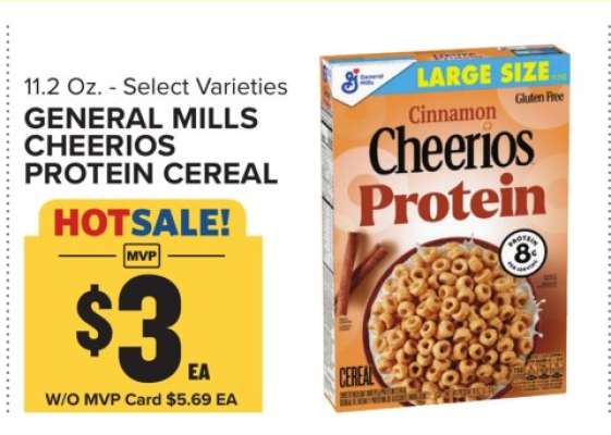 General Mills Cheerios Protein Cereal