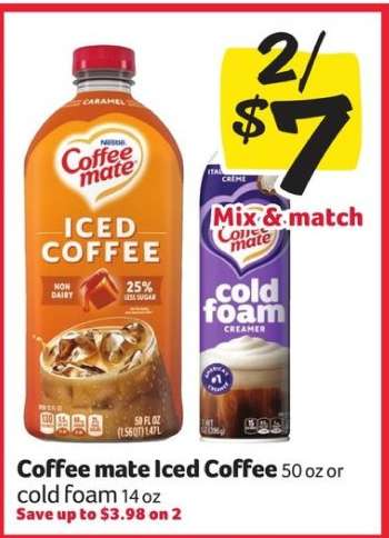 Coffee mate Iced Coffee or Cold Foam