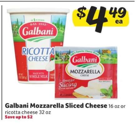 Galbani Mozzarella Sliced Cheese