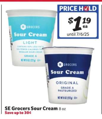 SE Grocers Sour Cream
