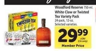 White Claw or Twisted Tea Variety Pack