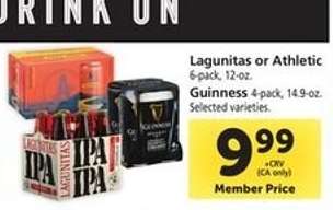 Lagunitas or Athletic / Guinness