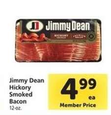 Jimmy Dean Hickory Smoked Bacon