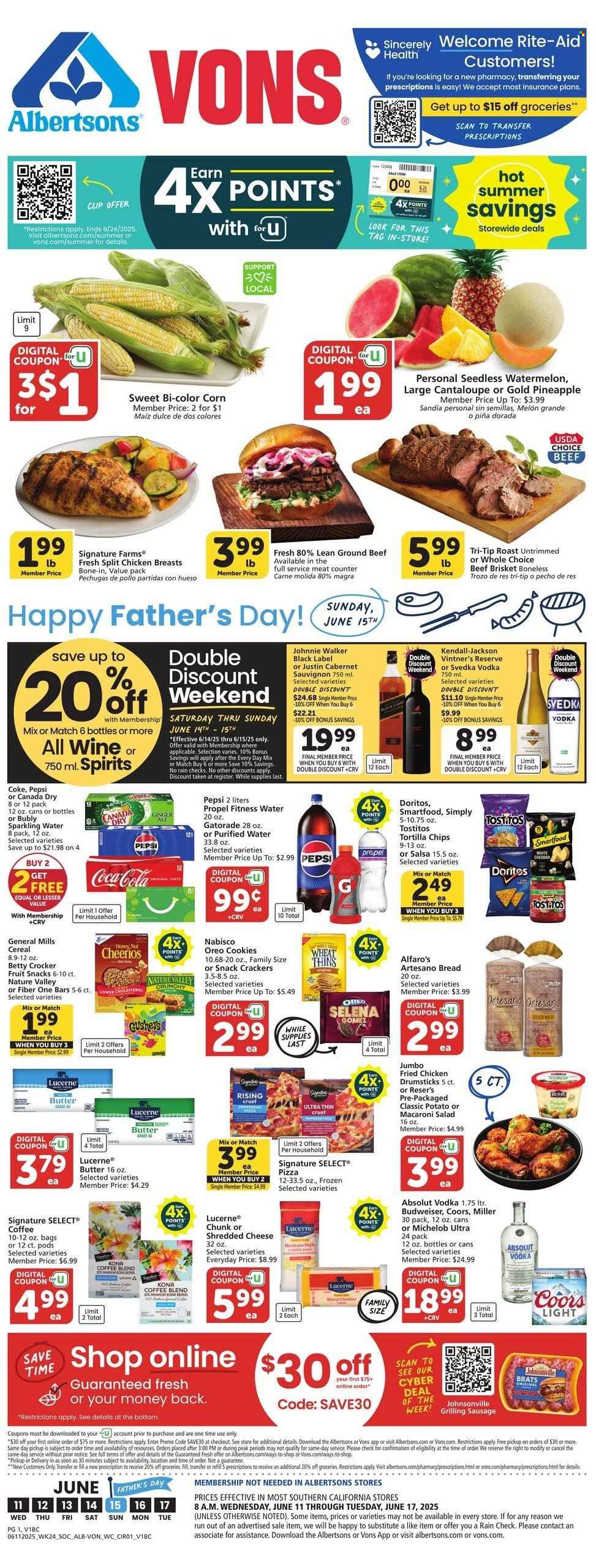 Albertsons ad - 06/11/2025 - 06/17/2025. Page 1