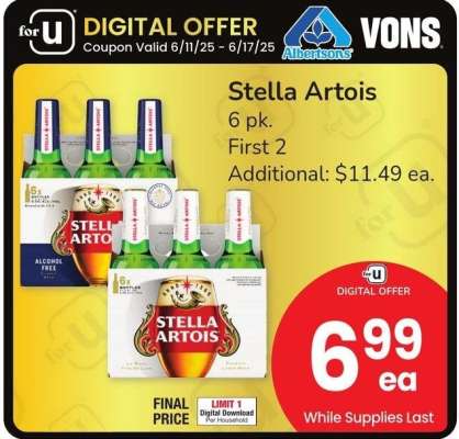 Stella Artois* - 6 pk.