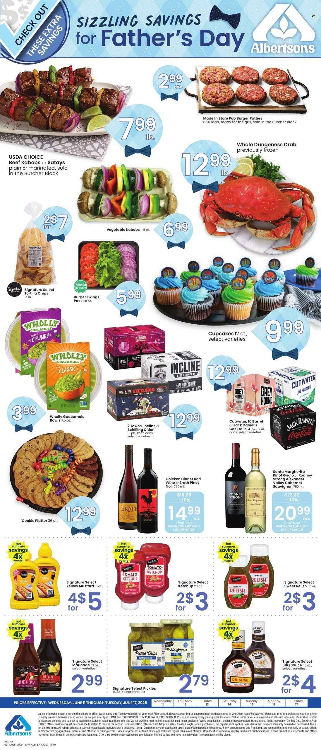 Albertsons ad - 06/11/2025 - 06/17/2025. Page 1