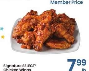 Signature SELECT® Chicken Wings - Selected varieties.