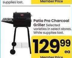 Patio Pro Charcoal Griller - Selected varieties
