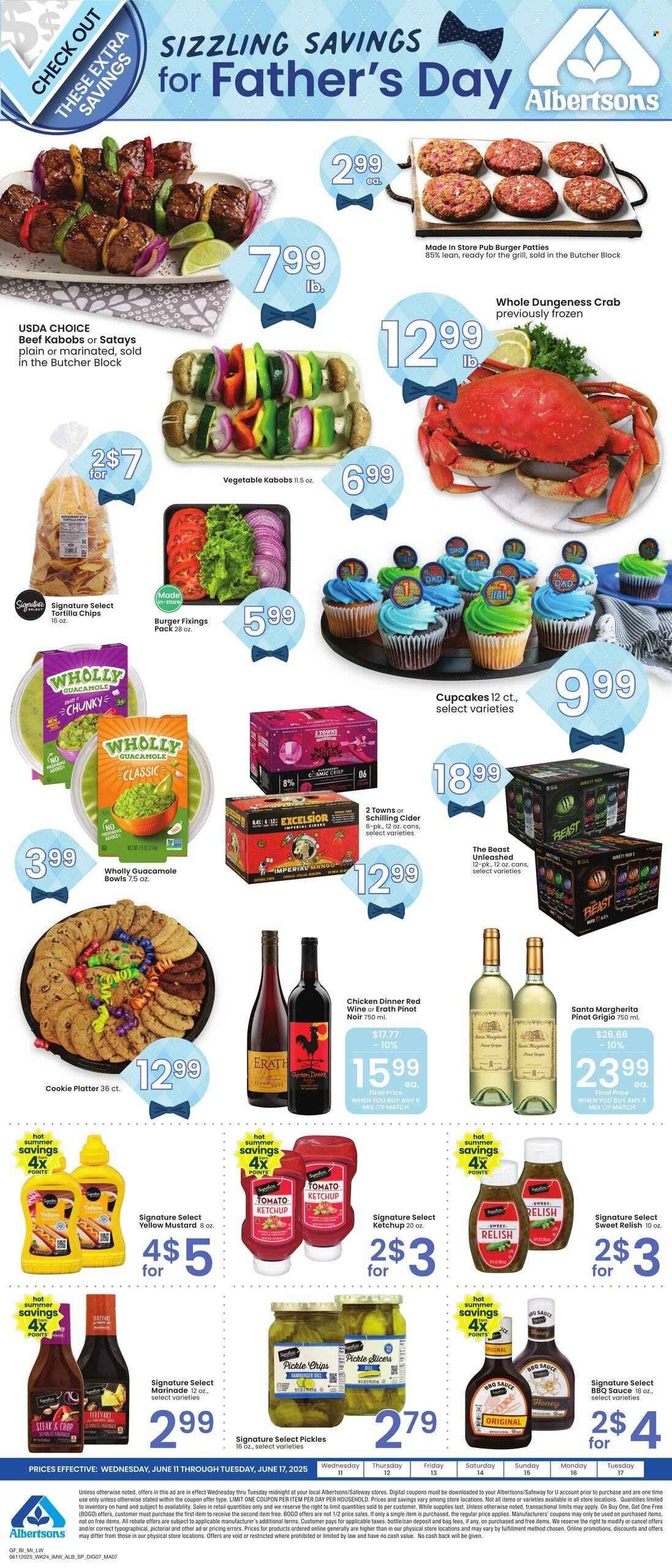Albertsons ad - 06/11/2025 - 06/17/2025. Page 1